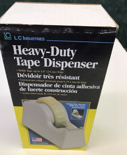 HEAVY DUTY TAPE DISPENSER, NEW IN BOX BEIGE DESKTOP 1