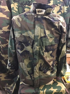 USGI ARMY MILITARY CHEMICAL PROTECTION SUIT XX-SMALL WOODLAND CAMO