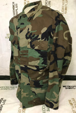 WOODLAND CAMO BDU COAT - GRADE A