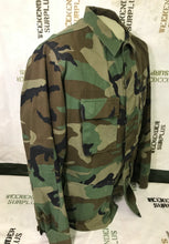 WOODLAND CAMO BDU COAT - GRADE A